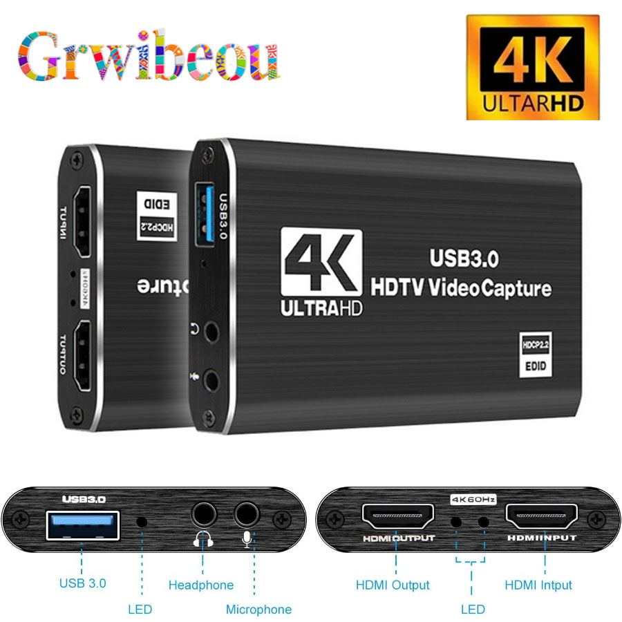 Usb Sound Card - 4K USB 3.0 بطاقة التقاط الفيديو