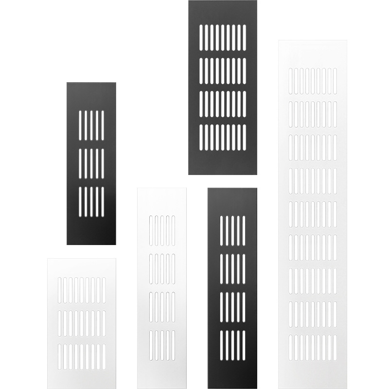 Ventilation Grille Aluminum - قطعتان من فتحات التهوية المستطيلة المصنوعة