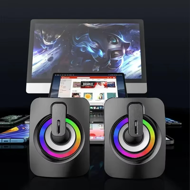 Speaker Wire - مكبرات صوت كمبيوتر سلكية جديدة بمنفذ