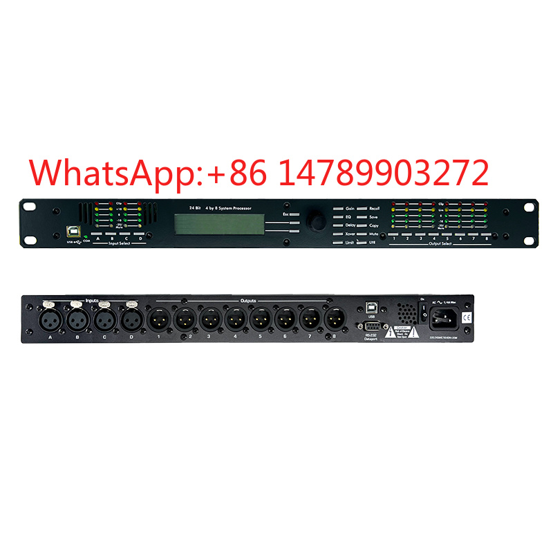 Speaker Crossover - معالج صوت رقمي YOLO PR4.8SP 4×8،