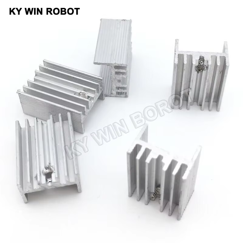 Heatsink Aluminum - 10 قطعة الألومنيوم TO-220 المبرد إلى