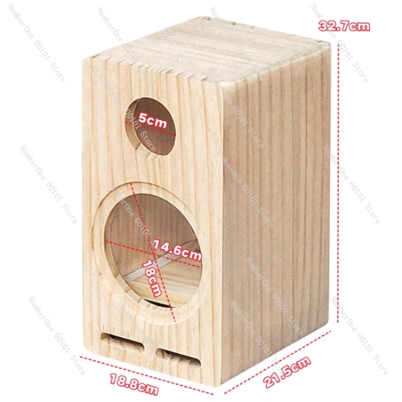 صندوق سماعات خشبي صلب بتصميم م - مراجعة Speaker Enclosure وسعره