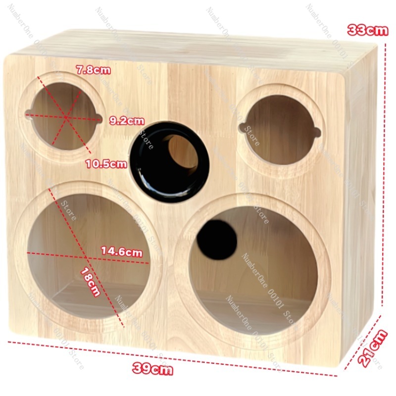صندوق سماعات خشبي صلب بتصميم م - مراجعة Speaker Enclosure وسعره