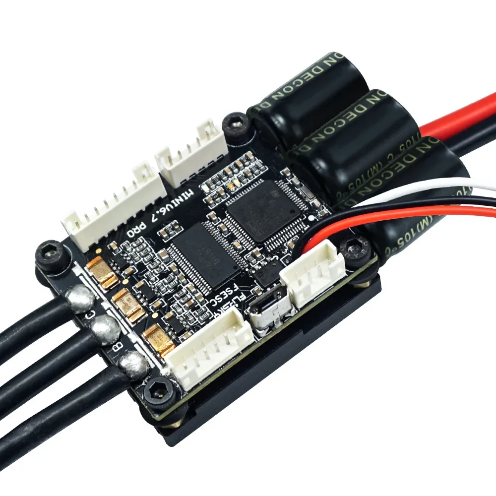 وحدة تحكم Flipsky 4-12S 70A Mi - مراجعة Heatsink Aluminum وسعره