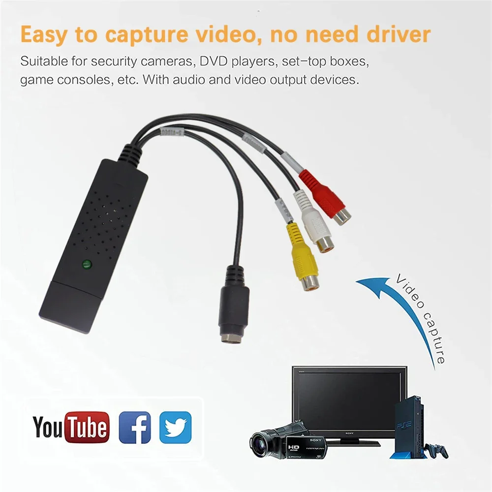 USB2.0 الصوت والفيديو بطاقة ال - مراجعة Usb Sound Card وسعره