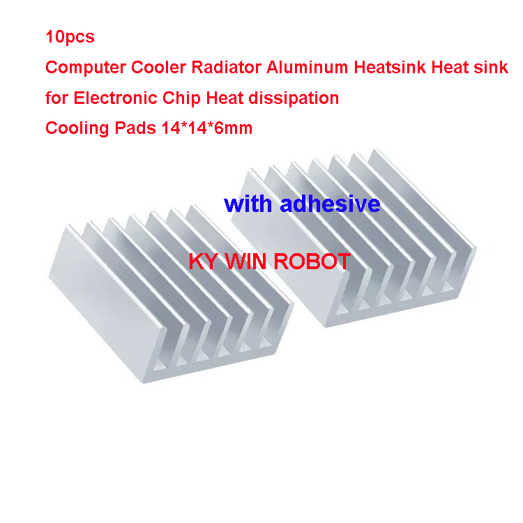 10 قطع من المبردات الألومنيومي - مراجعة Heatsink Aluminum وسعره
