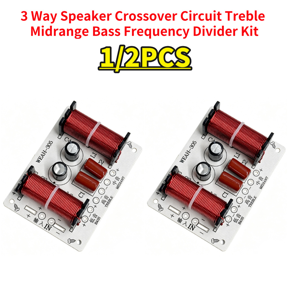 مُقسم ترددات صوتية 3 اتجاهات 1 - مراجعة Speaker Crossover وسعره