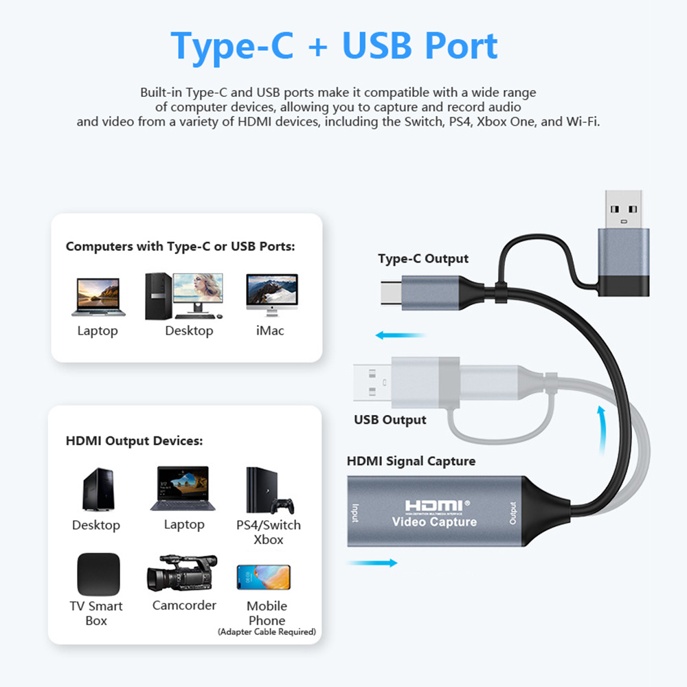 4K 2 في 1 USB 2.0 بطاقة التقاط - مراجعة Usb Sound Card وسعره