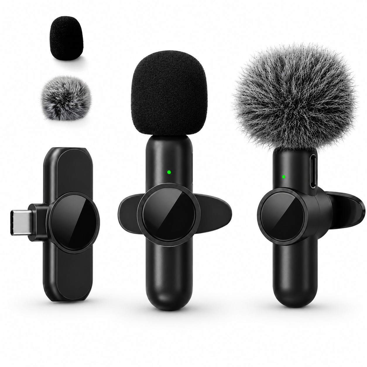 ميكروفون لاسلكي للصدر، مزود بخ - مراجعة Condenser Microphone Kit وسعره