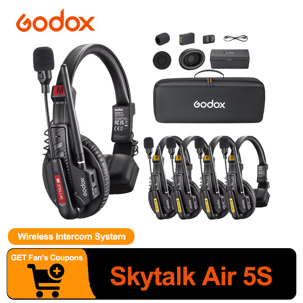 نظام اتصال لاسلكي GODOX Skytal - مراجعة Condenser Microphone Kit وسعره