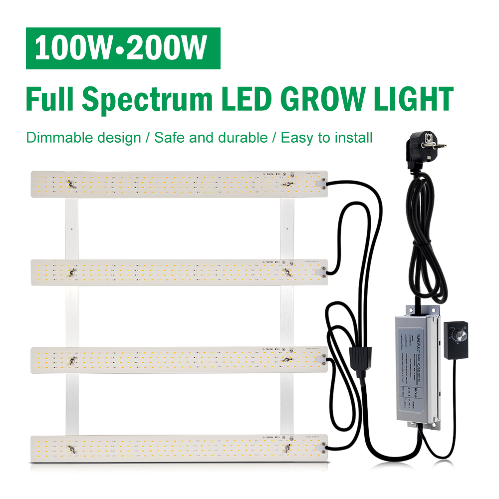 🌴 مصباح نمو LED بقوة 100 واط و - مراجعة Knob Aluminum وسعره