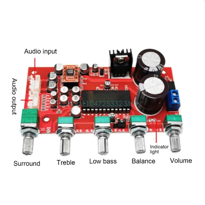 LM4610 لهجة Preamp لوحة الصوت  - مراجعة Volume Control Board وسعره