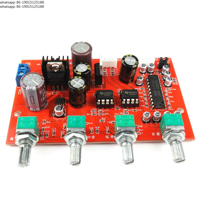لوحة صوتية NE5532 مع مكبر صوت  - مراجعة Volume Control Board وسعره
