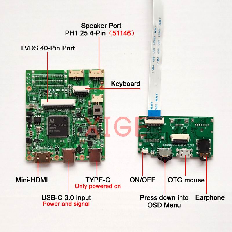 صالح N173HGE-L11/L21 USB مايكر - مراجعة Mdi Cable وسعره