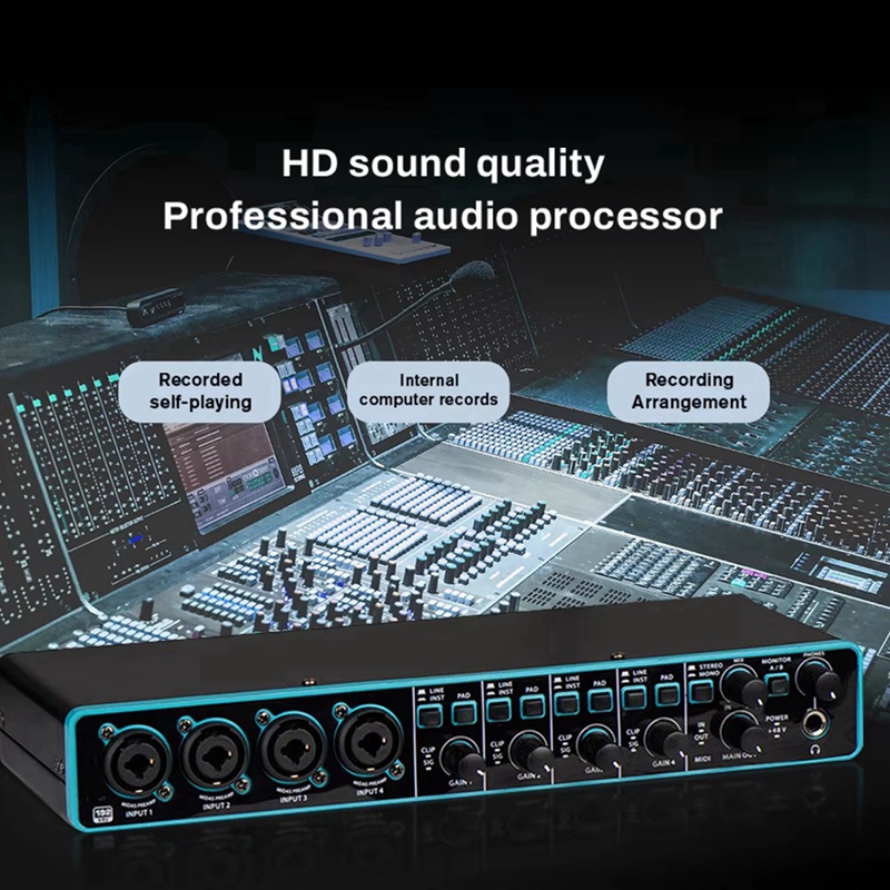 واجهة صوتية احترافية USB لتسجي - مراجعة Usb Sound Card وسعره