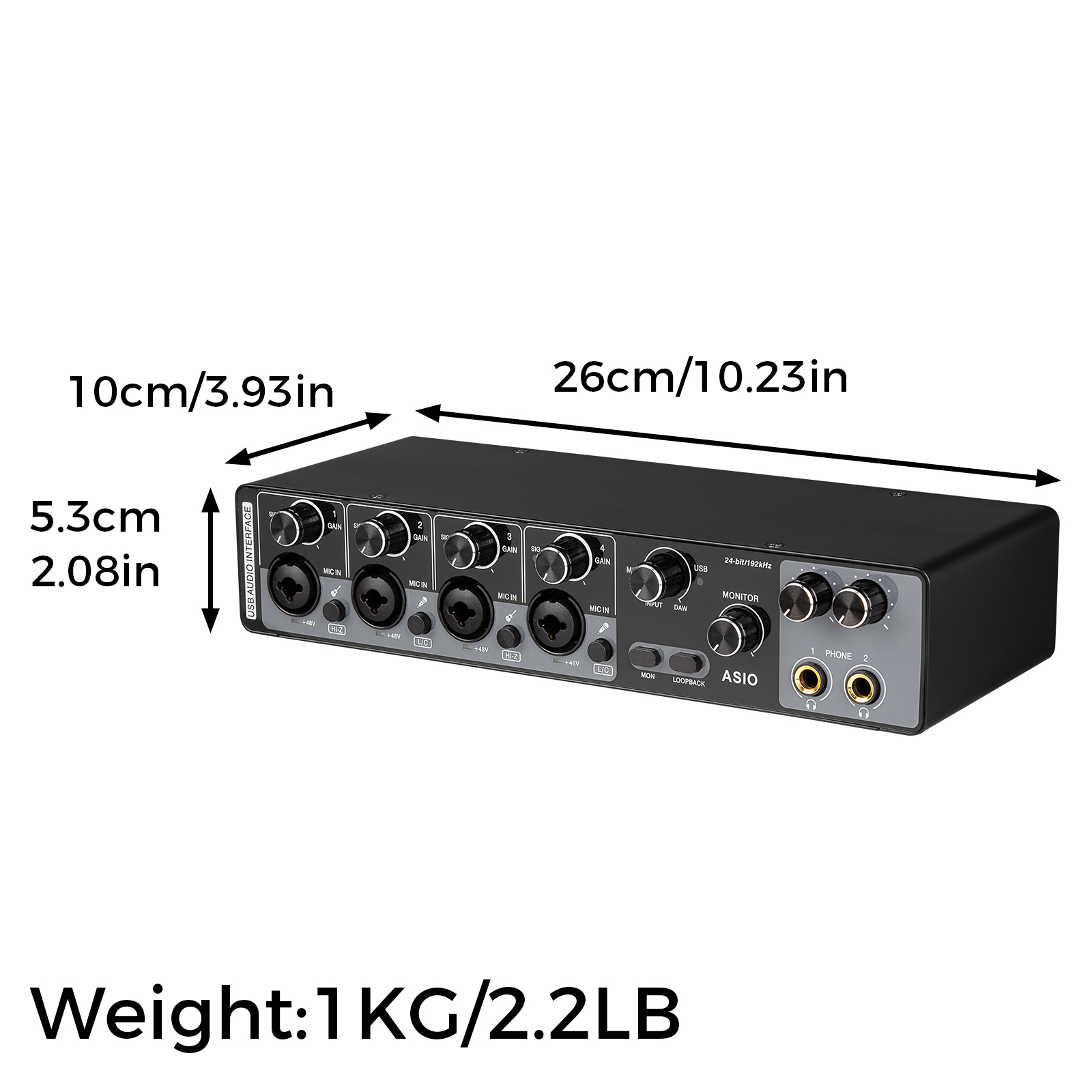 أسعار المصنع MQ44 المهنية 24bi - مراجعة Usb Sound Card وسعره