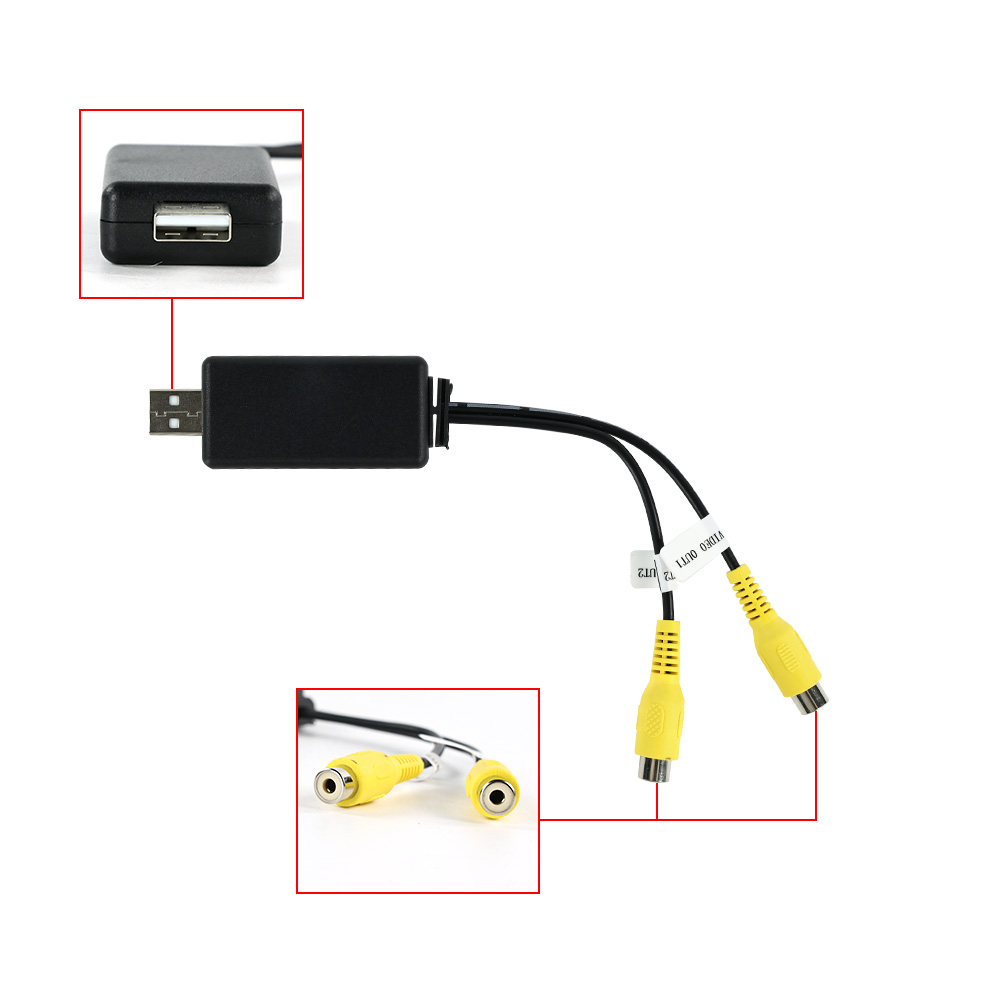 USB إلى CVBS RCA صندوق محول إخ - مراجعة Audio Cable Rca وسعره