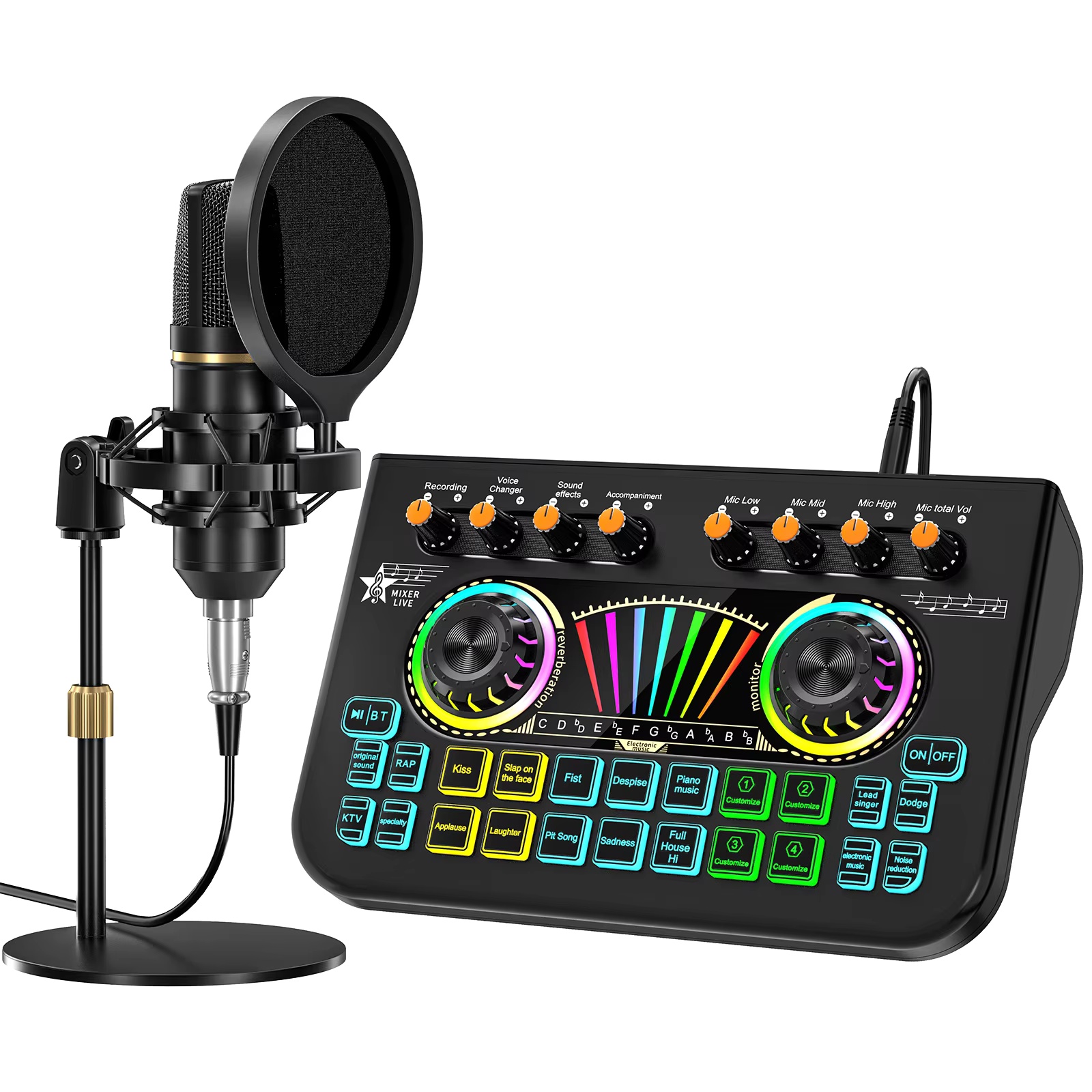 طقم ميكروفون بودكاست Tenlamp X - مراجعة Condenser Microphone Kit وسعره