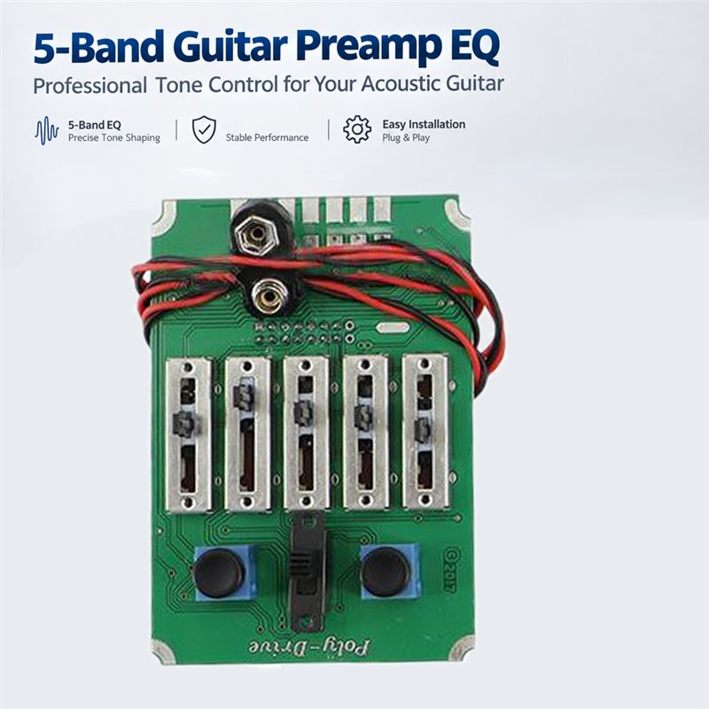 CGDS-Piezo 5-Band EQ ميكروفون  - مراجعة Passive Preamp وسعره