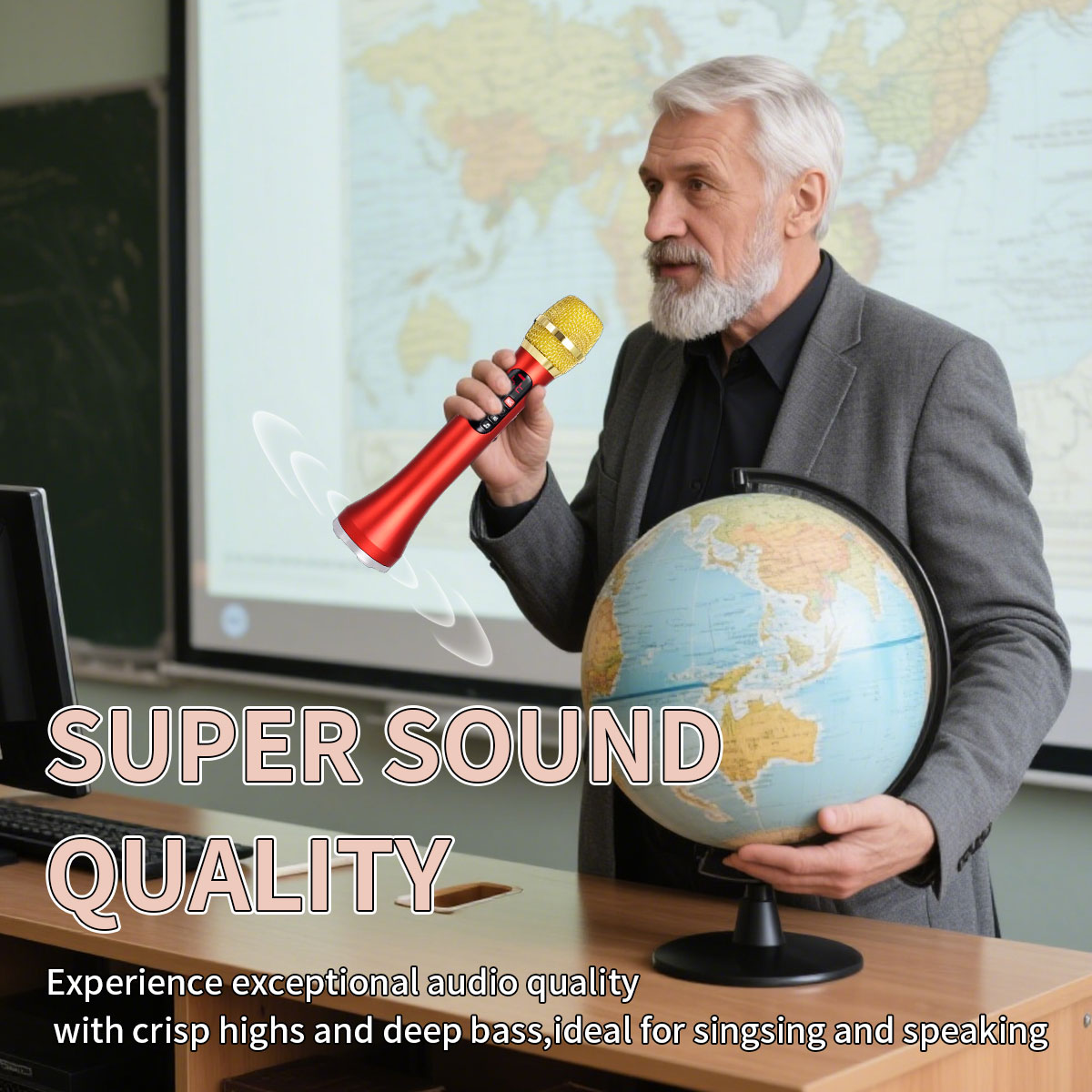 1 قطعة من 28 سنتيمتر 25 واط/قط - مراجعة Condenser Microphone Kit وسعره